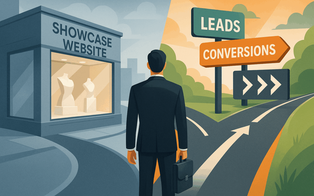 Site vitrine ou tunnel de conversion : comment choisir selon vos objectifs business ?